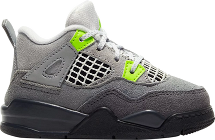 Nike Toddlers Air Jordan 4 Retro SE Sneakers - 'Neon 95'