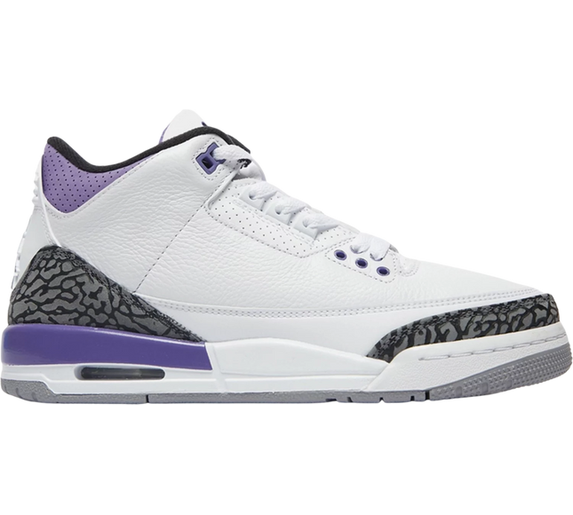 Nike Grade School Womens Air Jordan 3 Retro Sneakers - 'Dark Iris'