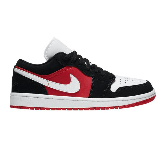 Nike Womens Air Jordan 1 Low Sneakers - 'Gym Red Black'