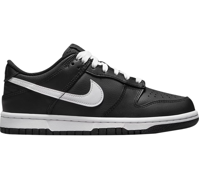 Nike Grade School Womens Dunk Low Sneakers - 'Black Panda'