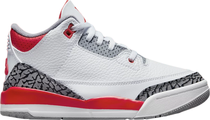 Nike Pre School Kids Air Jordan 3 Retro Sneakers - 'Fire Red' 2022
