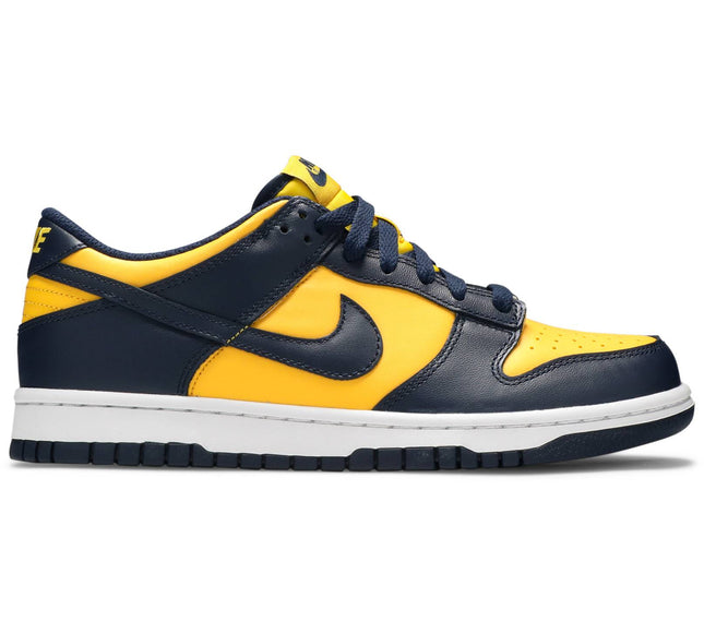 Nike Grade School Womens Dunk Low Sneakers - 'Michigan' 2021