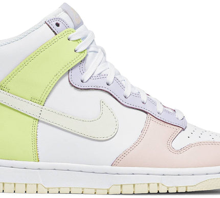 Nike Womens Dunk High Sneakers - 'Lemon Twist'