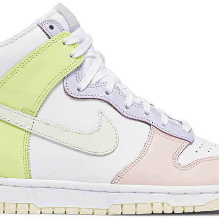 Nike Womens Dunk High Sneakers - 'Lemon Twist'