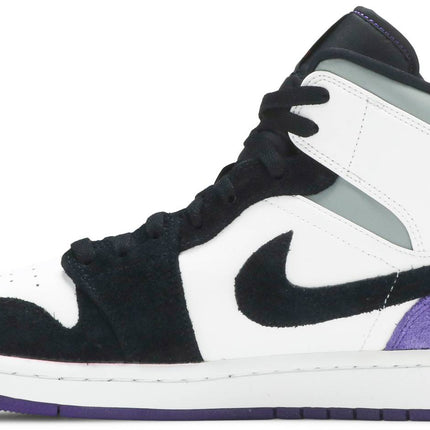 Nike Mens Air Jordan 1 Mid SE Sneakers - 'Varsity Purple'