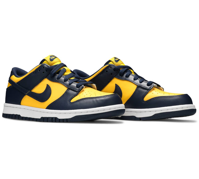 Nike Grade School Womens Dunk Low Sneakers - 'Michigan' 2021