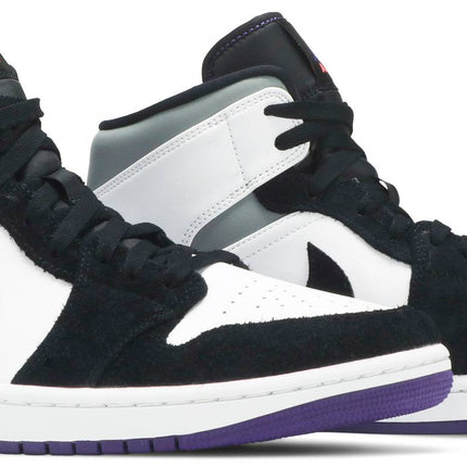 Nike Mens Air Jordan 1 Mid SE Sneakers - 'Varsity Purple'