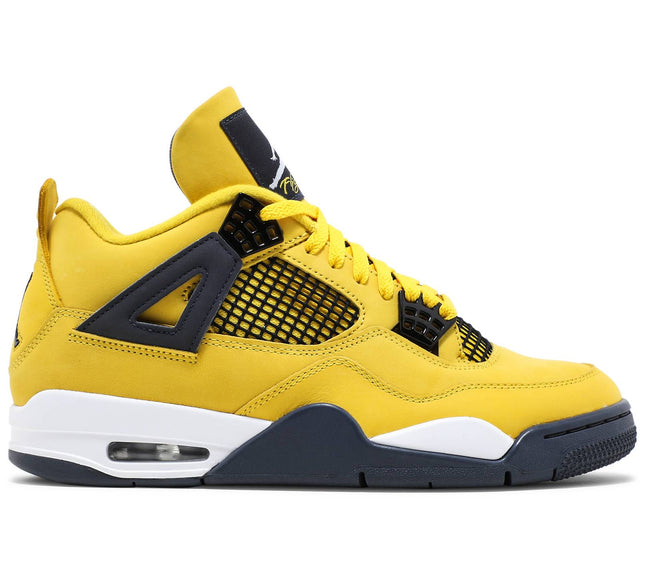 Nike Mens Air Jordan 4 Retro Sneakers - 'Lightning' 2021