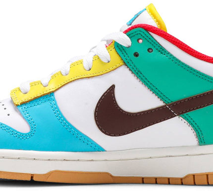 Nike Grade School Womens Dunk Low SE Sneakers - 'Free.99 - White'