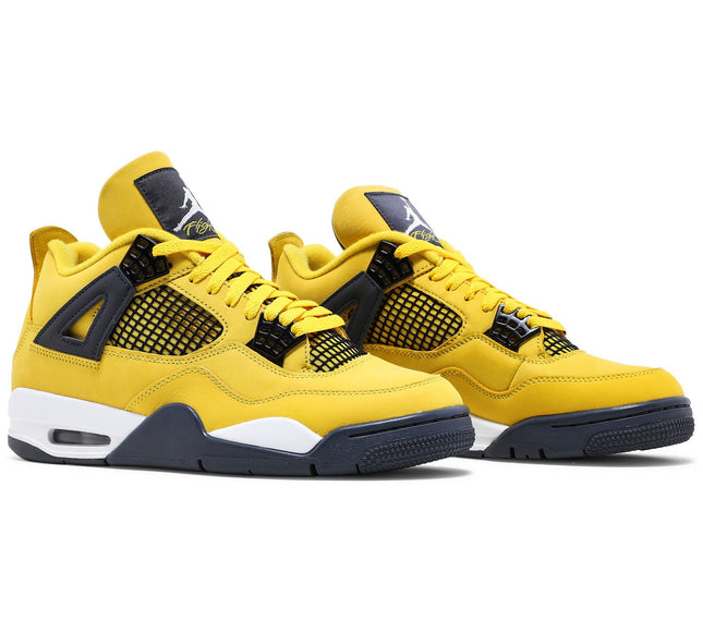Nike Mens Air Jordan 4 Retro Sneakers - 'Lightning' 2021