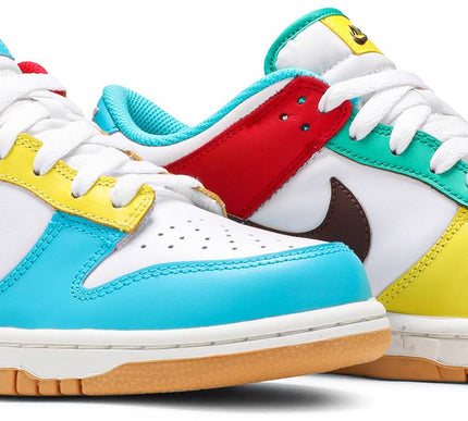 Nike Grade School Womens Dunk Low SE Sneakers - 'Free.99 - White'