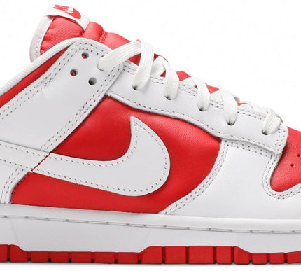 Nike Mens Dunk Low Sneakers - 'White University Red'