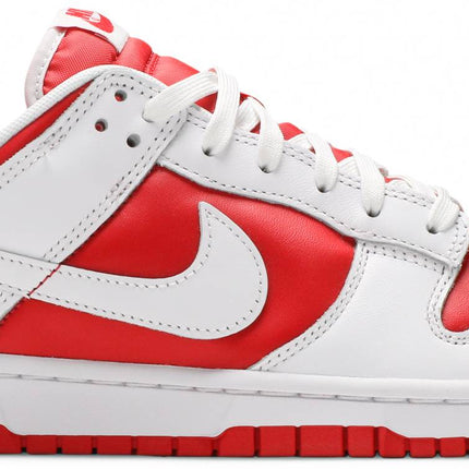 Nike Mens Dunk Low Sneakers - 'White University Red'