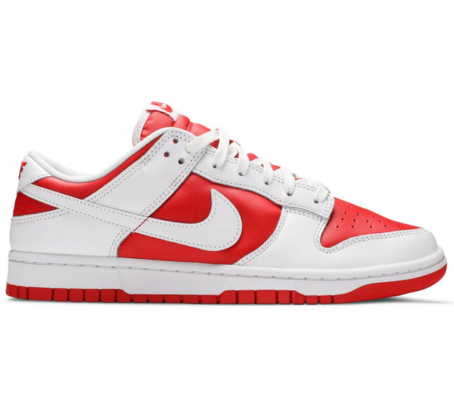 Nike Mens Dunk Low Sneakers - 'White University Red'