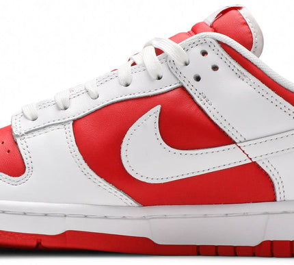 Nike Mens Dunk Low Sneakers - 'White University Red'