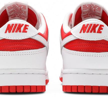 Nike Mens Dunk Low Sneakers - 'White University Red'