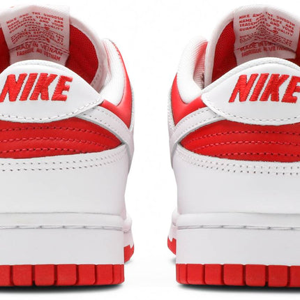 Nike Mens Dunk Low Sneakers - 'White University Red'
