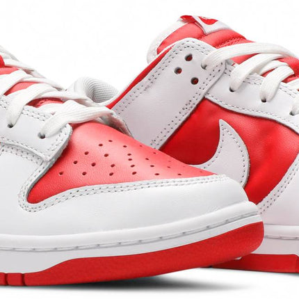 Nike Mens Dunk Low Sneakers - 'White University Red'