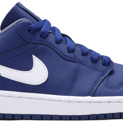 Nike Womens Air Jordan 1 Low SE Sneakers - 'Deep Royal Blue'