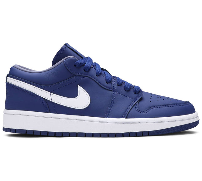 Nike Womens Air Jordan 1 Low SE Sneakers - 'Deep Royal Blue'
