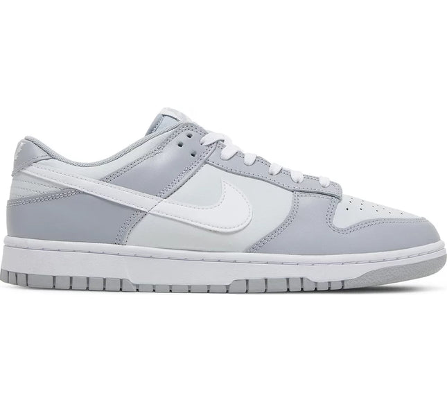 Nike Mens Dunk Low Sneakers - 'Two Tone Grey'