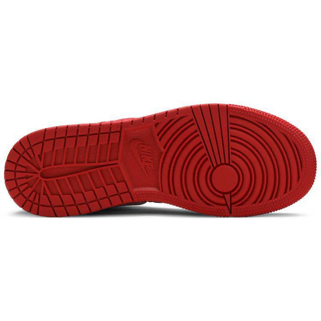Air Jordan 1 Mid SE GS 'Red Quilt'