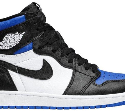 Nike Mens Air Jordan 1 Retro High OG Sneakers - 'Royal Toe'