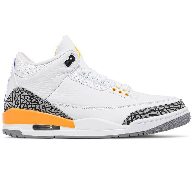 Nike Womens Air Jordan 3 Retro Sneakers - 'Laser Orange'