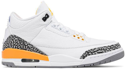 Nike Womens Air Jordan 3 Retro Sneakers - 'Laser Orange'