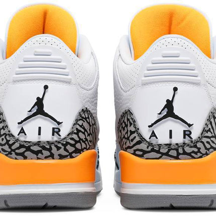 Nike Womens Air Jordan 3 Retro Sneakers - 'Laser Orange'