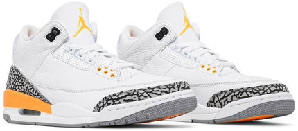 Nike Womens Air Jordan 3 Retro Sneakers - 'Laser Orange'