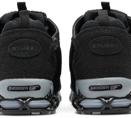 Nike Mens Stussy x Air Zoom Spiridon Caged 2 Sneakers - 'Black Cool Grey'