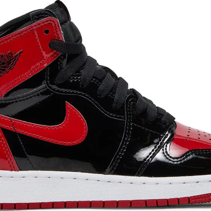 Nike Grade School Womens Air Jordan 1 Retro High OG Sneakers - 'Patent Bred'