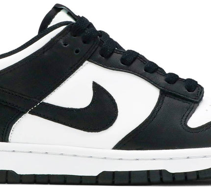 Nike Grade School Womens Dunk Low Sneakers - 'Black White'