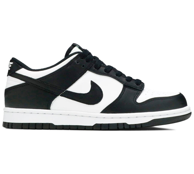 Nike Grade School Womens Dunk Low Sneakers - 'Black White'