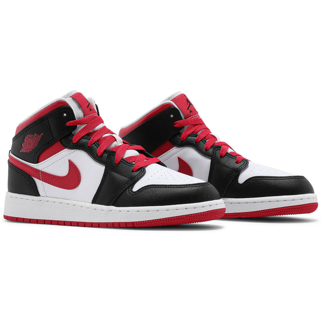 Air Jordan 1 Mid GS 'White Very Berry'