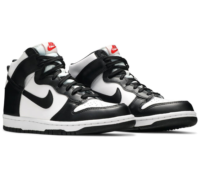 Nike Grade School Womens Dunk High Sneakers - 'Black White'