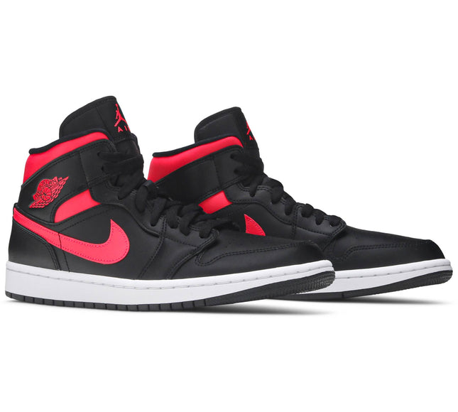 Nike Womens Air Jordan 1 Mid Sneakers - 'Siren Red'