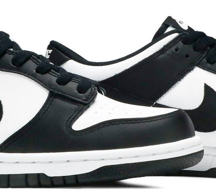 Nike Grade School Womens Dunk Low Sneakers - 'Black White'