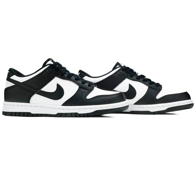 Nike Grade School Womens Dunk Low Sneakers - 'Black White'