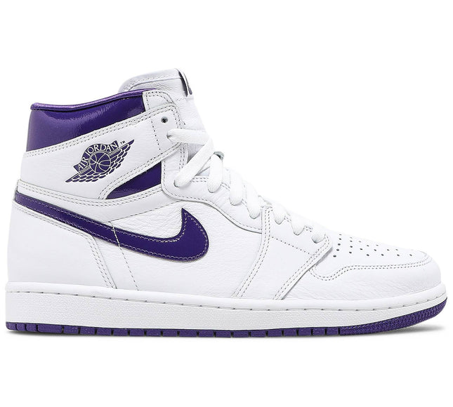 Nike Womens Air Jordan 1 High OG Sneakers - 'Court Purple'