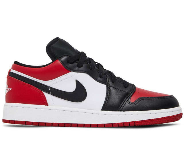 Nike Grade School Womens Air Jordan 1 Low Sneakers - 'Bred'