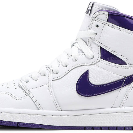 Nike Womens Air Jordan 1 High OG Sneakers - 'Court Purple'
