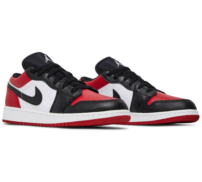 Nike Grade School Womens Air Jordan 1 Low Sneakers - 'Bred'