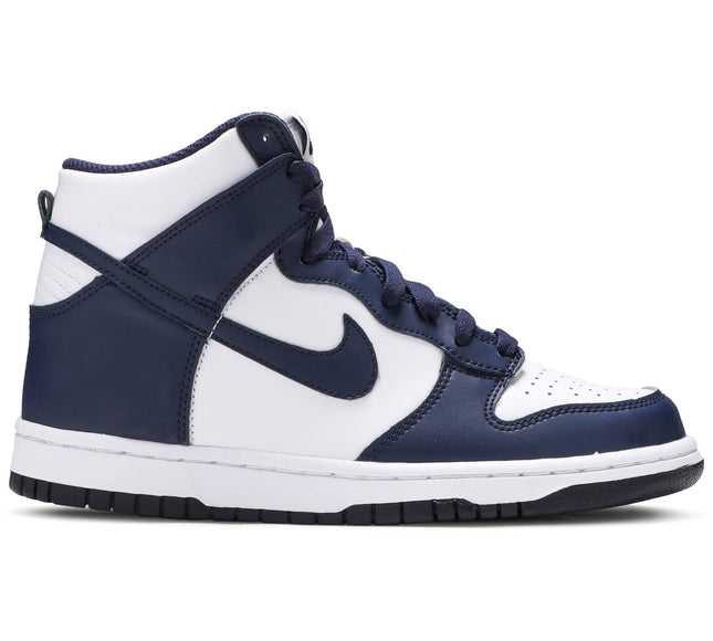 Nike Grade School Womens Dunk High Sneakers - 'Midnight Navy'