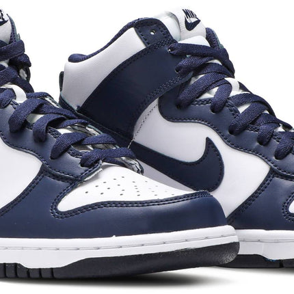 Nike Grade School Womens Dunk High Sneakers - 'Midnight Navy'