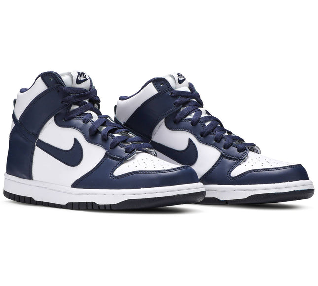 Nike Grade School Womens Dunk High Sneakers - 'Midnight Navy'